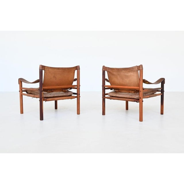 Arne Norell Sirocco Lounge Chairs attributed to Arne Norell, Denmark, 1960s, Set of 2 For Sale - Image 4 of 18