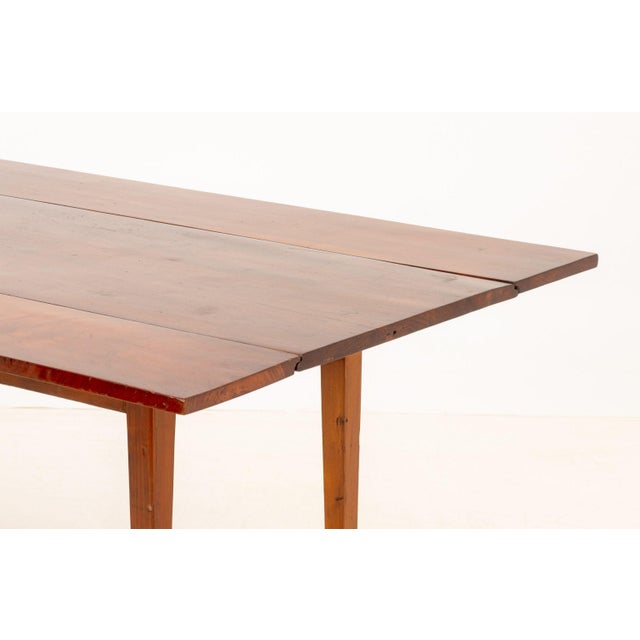 Brown American Large Cherrywood Wake Table For Sale - Image 8 of 12