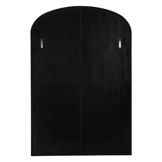 Modern Franco Black Floor Mirror For Sale - Image 3 of 3