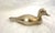 Vintage Solid Brass Duck For Sale - Image 4 of 5