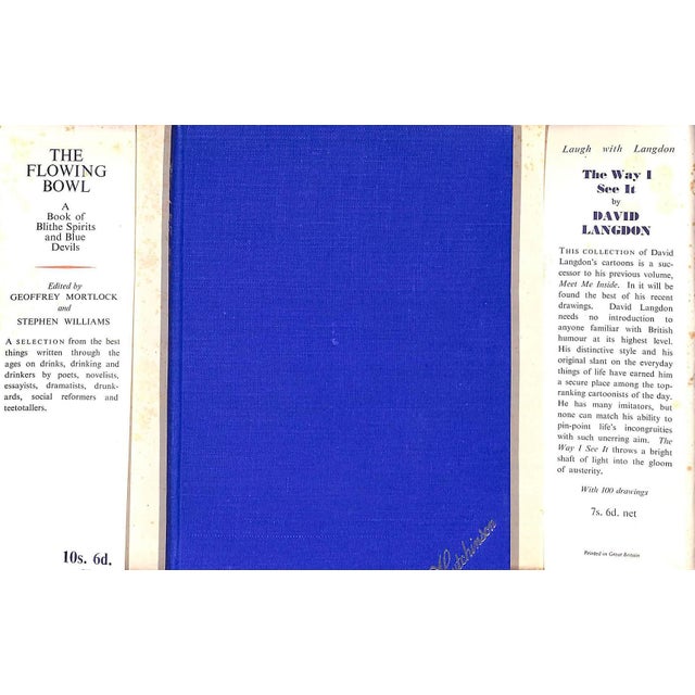 Traditional "The Flowing Bowl a Selection From the Best That Has Been Said on Drinks, Drinking, and Drinkers" Mortlock, Geoffrey and Williams, Stephen For Sale - Image 3 of 7