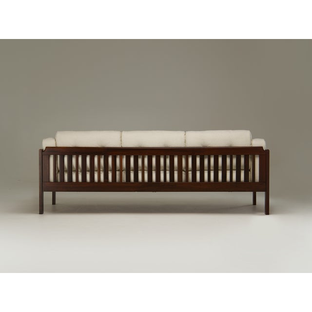 Monte Carlo Three-Seater Sofa in White Bouclé from Ingvar Stockum, 1960s For Sale - Image 6 of 10