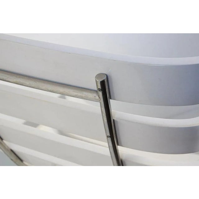 Early 21st Century Costela Style Lounge White Chair After Martin Eisler Carlo Hauner For Sale - Image 12 of 13