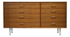 George Nelson BCS Dresser in Walnut for Herman Miller