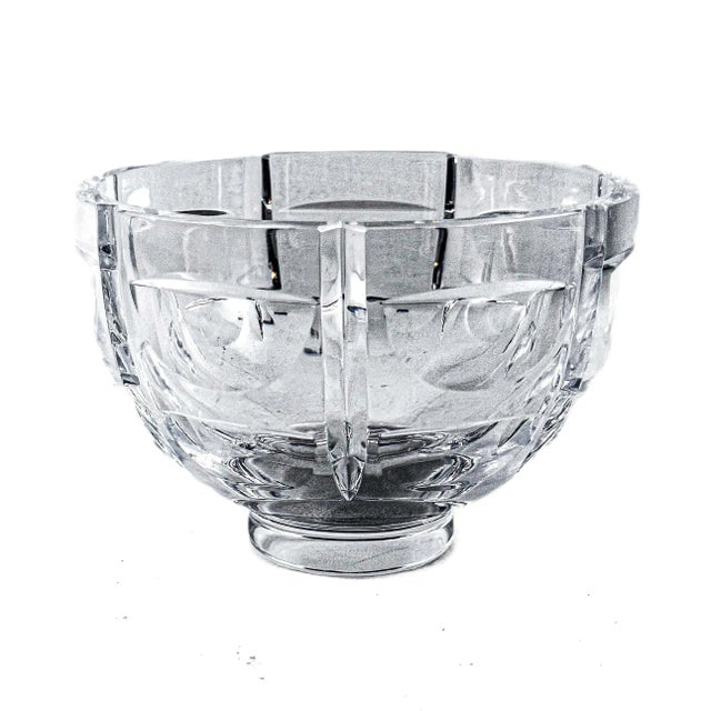 Orrefors Orrefors Richard Simon Gates’s Mid-Century 1000 Windows Crystal Bowl For Sale - Image 4 of 7
