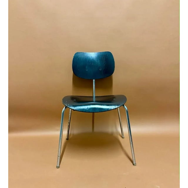 Mid-Century Modern Chair Model SE 68 by Egon Eiermann for Wilde and Spieth, 1951 For Sale - Image 3 of 9