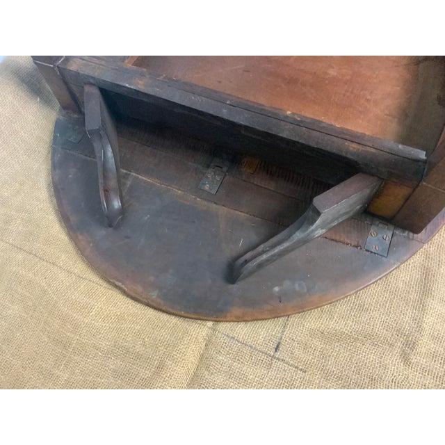 Late 18th Century George 111 Fiddleback Walnut Pembroke Table For Sale - Image 14 of 17
