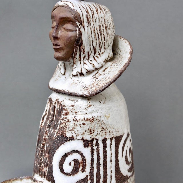 French Ceramic Table Lamp by Albert Thiry, 1970s For Sale - Image 15 of 18