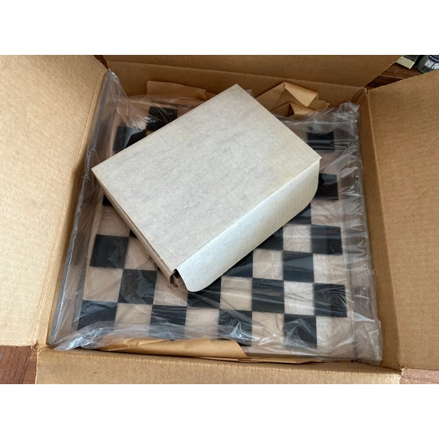 Mid Century Modern Acrylic Chess Set Game For Sale - Image 9 of 13