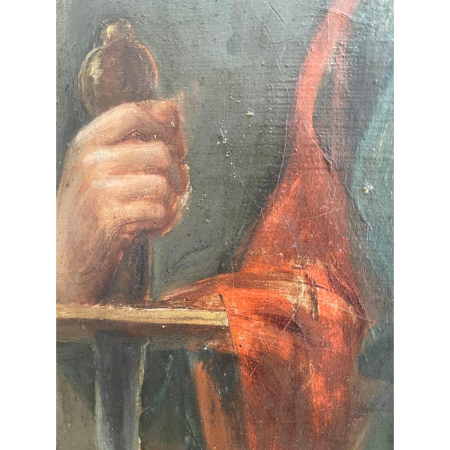 Saint Paul, Oil on Canvas, 19th Century, Framed For Sale - Image 5 of 12