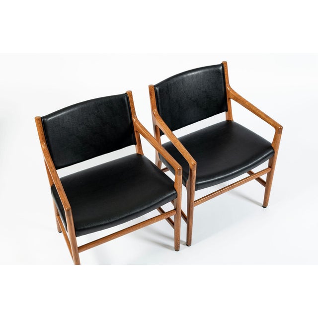 Wood Hans J. Wegner Jh507 Oak Dining Armchairs for Johannes Hansen (Attr.), Set of 6, Denmark, Circa 1965 For Sale - Image 7 of 18