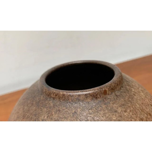 Mid-Century German Minimalist Studio Pottery Vase from Fritz Van Daalen, 1960s For Sale - Image 10 of 12