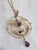 Art Nouveau 9ct Yellow Gold Amethyst Openwork Pendant, 1900 For Sale - Image 12 of 18