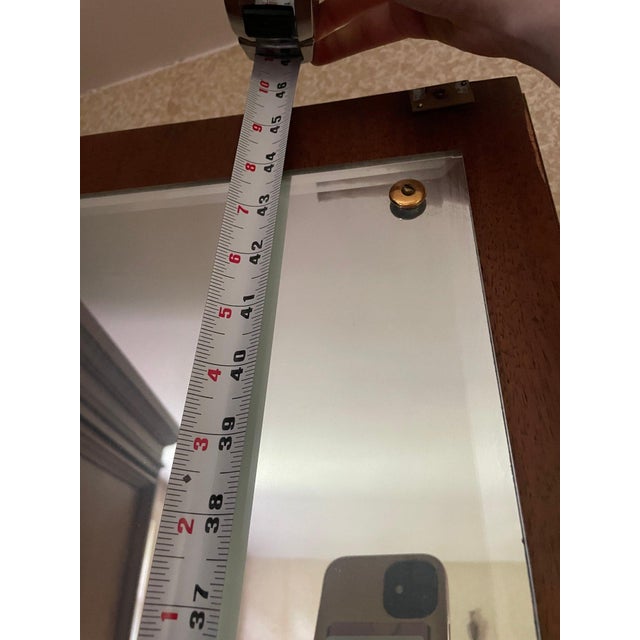 Late 20th Century Drexel Heritage Solid Wood Two-Door Armoire With Interior Drawers For Sale - Image 9 of 18