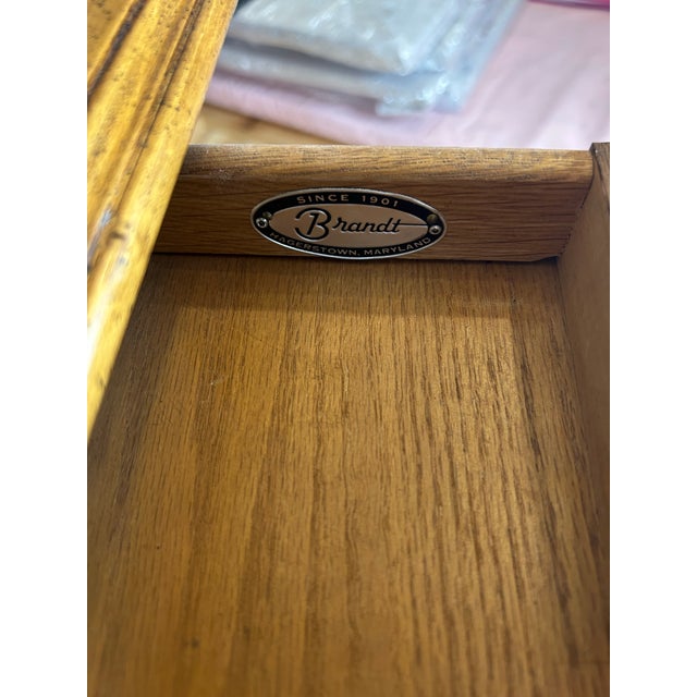 Wood Vintage Diminutive Side Table With Brass Gallery For Sale - Image 7 of 11