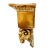 Mid 20th Century Large Mid-Century Gold Plaster Ram Head Wall Pocket Planter For Sale - Image 5 of 10