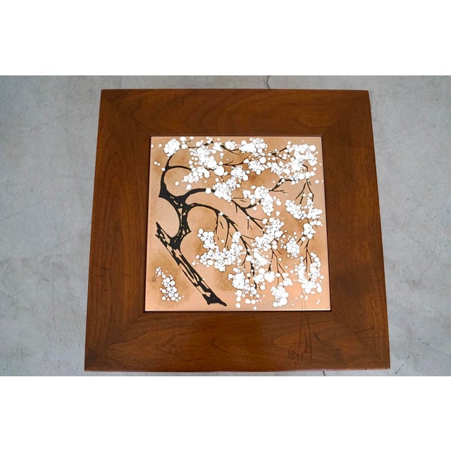 1960’s Mid-Century Modern John Keal Side Table for Brown Saltman For Sale - Image 9 of 12