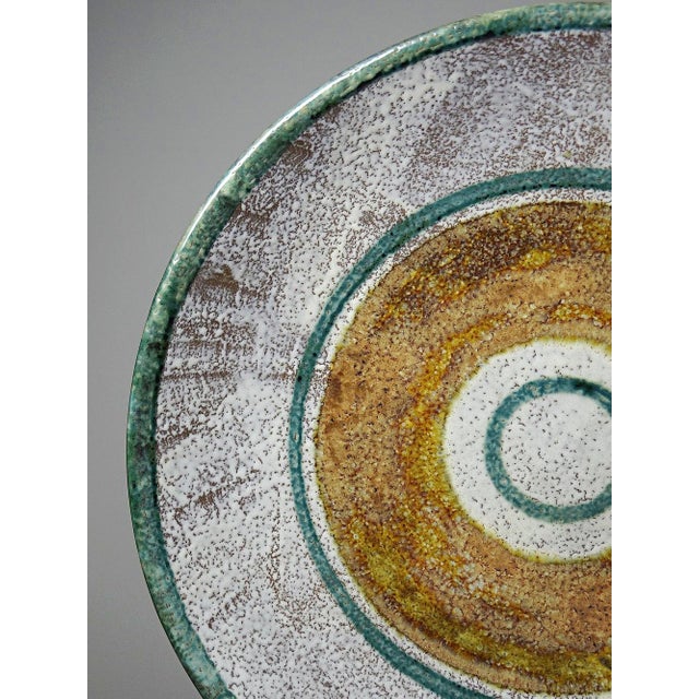 Mid-Century Modern Large Vintage Ceramic Bowl, 1950s-1960s For Sale - Image 3 of 12