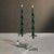 Contemporary Lumière Twist Taper Candles, Set of 12 in Alpine Green, 12" For Sale - Image 3 of 6