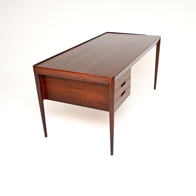 1960s Vintage Danish Model 36 Desk attributed to Erik Riisager Hansen for Haslev, 1960 For Sale - Image 5 of 16