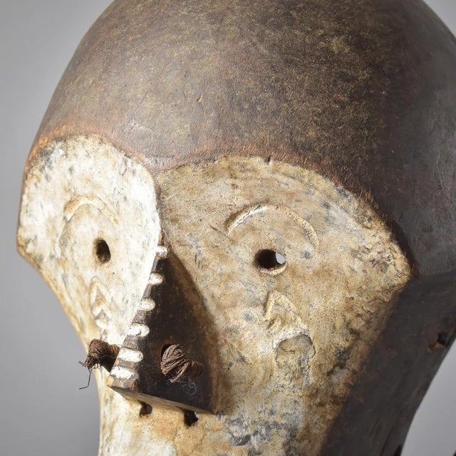Early 20th Century Ngbandi Mask on Custom Stand For Sale - Image 4 of 9