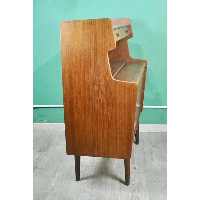 Danish Desk in Teak Veneer, 1960s For Sale - Image 10 of 18