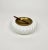 Metal Italian Ashtray in White Ceramic and Brass by Tommaso Barbi, 1970s For Sale - Image 7 of 12