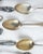 Antique Mismatched Novelty Sterling Silver Teaspoons - Set of 9 For Sale - Image 4 of 13