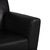 Glove JR-8900 2-Seater Sofa in Black Leather from Jori For Sale - Image 6 of 16