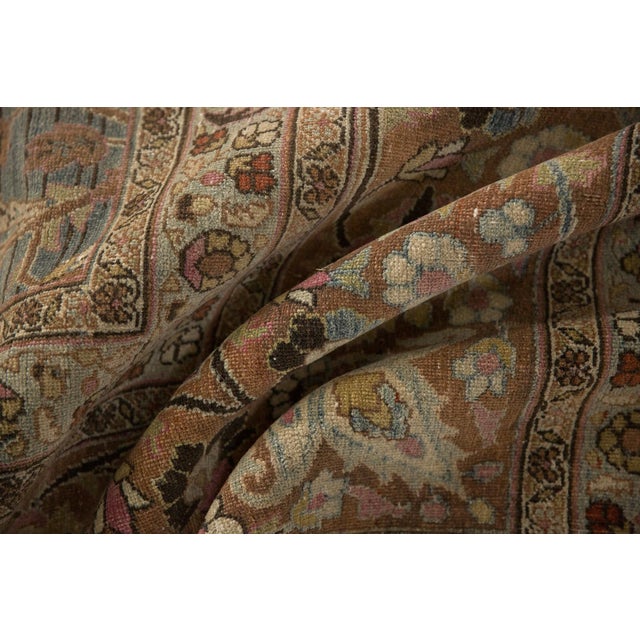 Shabby Chic Vintage Distressed Meshed Carpet - 11'7" X 15'11" For Sale - Image 3 of 12