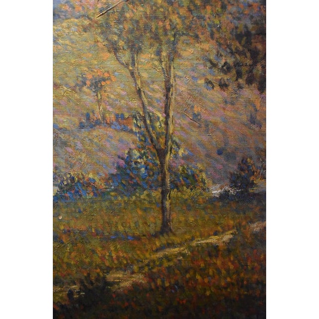Recently from a local collection, a bright summer landscape by Robert Alden Reaser, dated '24. With a nod to Seurat and...
