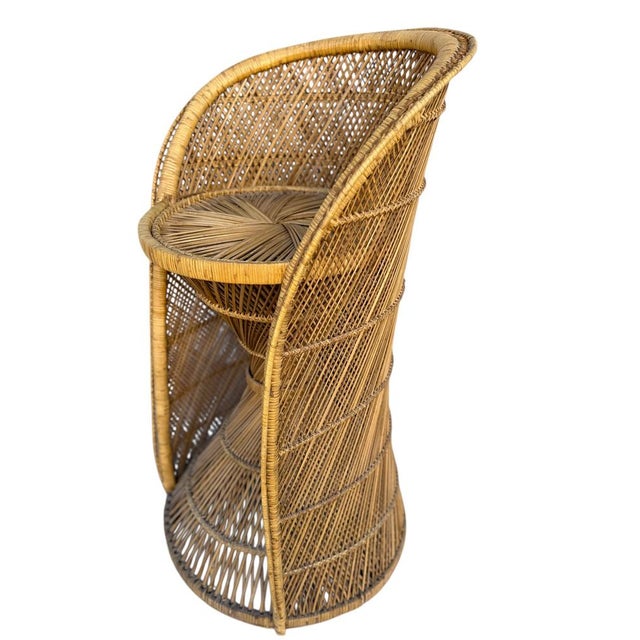 Rattan Stool, France, 1960s For Sale - Image 8 of 8