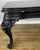 French Style Black Painted Desk For Sale - Image 3 of 15