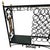 Mid-Century Regency Iron & Brass Wine Bar Console Table W/ Marble Top For Sale - Image 11 of 11