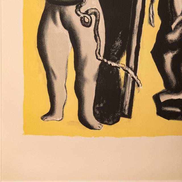 Paper Fernand Léger Original French MCM Modernist Signed Abstract Lithograph Fernand Leger 1952, 1952 For Sale - Image 7 of 9