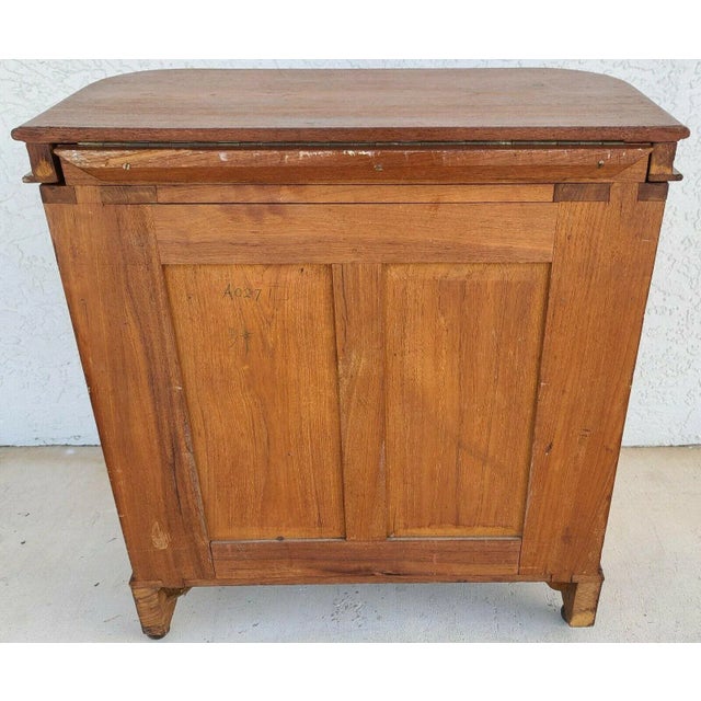 Asian Camphor Wood Dry Bar Cabinet Mid Century Chinoiserie For Sale - Image 11 of 12