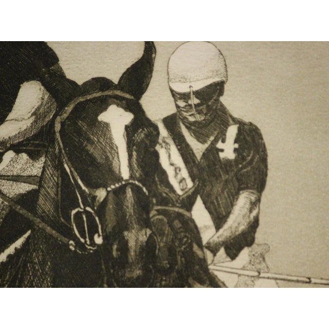 "Drive to Goal" Etching For Sale - Image 4 of 7