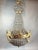 Metal 1960 French Louis XVI Gold Bronze Chandelier - 1 Pc For Sale - Image 7 of 17