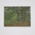 Green Antique Oil on Canvas Painting Green Country Forest For Sale - Image 8 of 8