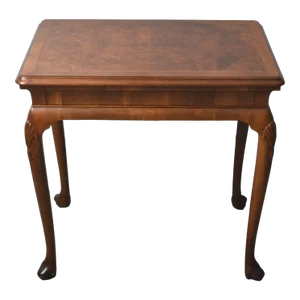 Baker Colonial Williamsburg Mahogany One Drawer Table Queen Anne Style "rare"