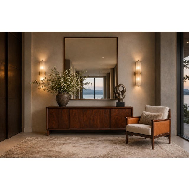 Brazilian Modern Armchair in Rosewood, Leather & Linen, Fatima, 1960s For Sale - Image 12 of 18