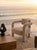 Double Arch Armchair in Camel Chenille from Insidherland For Sale - Image 9 of 10