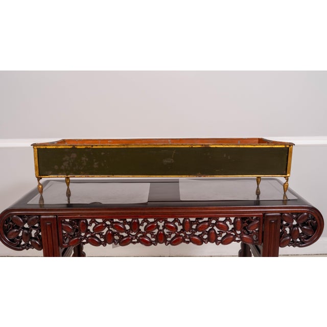 Brass Pallaido French Style Toleware Jardiniere Planter For Sale - Image 8 of 10