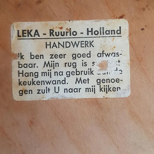 Mid-Century Dutch Bread Board from Leka For Sale - Image 4 of 6