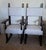 Pair of Early Italian Hall Chairs With Giltwood Details For Sale - Image 12 of 12