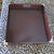 Campaign Mid 20th Century English Campaign-Style Mahogany Butler / Serving Tray With Brass Corners For Sale - Image 3 of 7