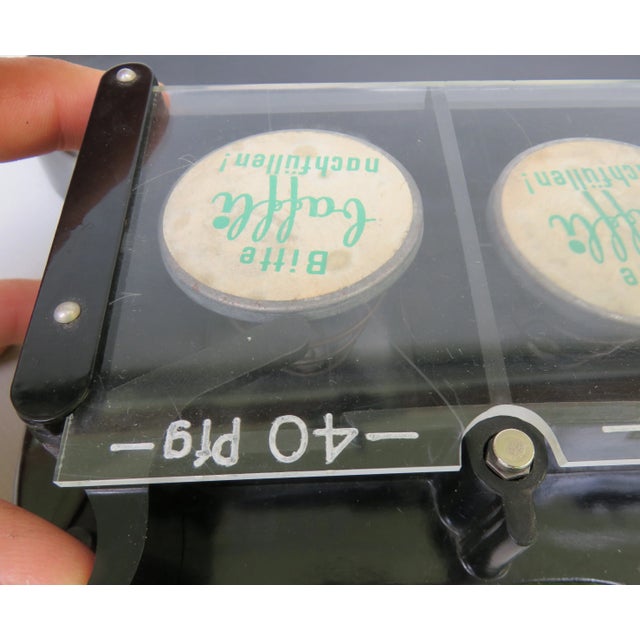 Bakelite Baffli Gummilitze Advertising Counter Plate, 1950s For Sale - Image 12 of 16