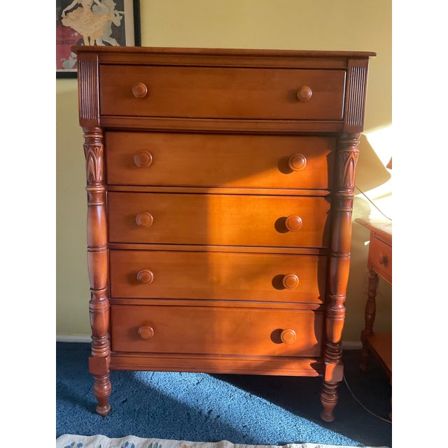 1930s Empire Furniture Company Maple Highboy Dresser Chairish