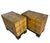 Hollywood Regency Vintage Karl Springer Style Gilt Bachelor Chests / Nightstands, Pair For Sale - Image 3 of 16