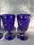 Mid 20th Century Vintage Cobalt Blue Goblets Set of 5 For Sale - Image 5 of 16